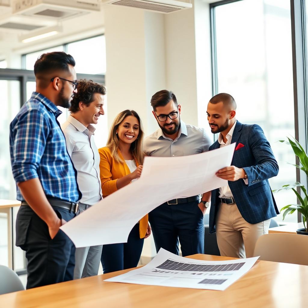 Equipo de AV Energía colaborando